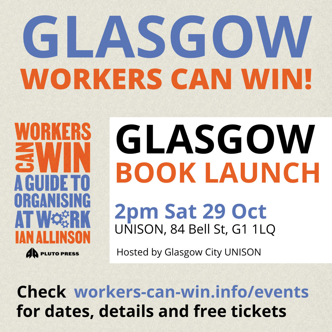 Glasgow book launch